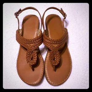 Girls size 3 brown sandals